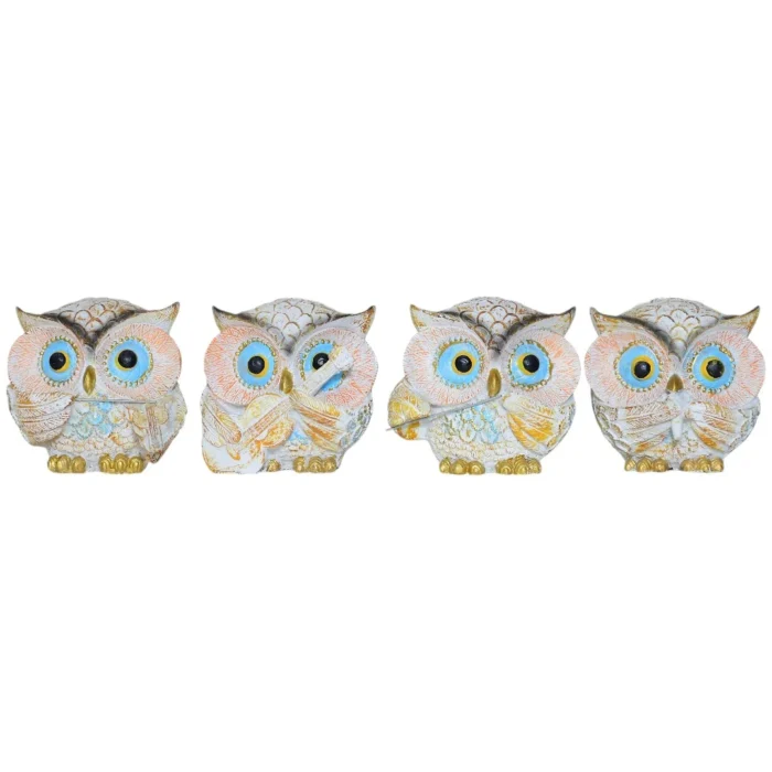 Musician Owls (Set of 4)