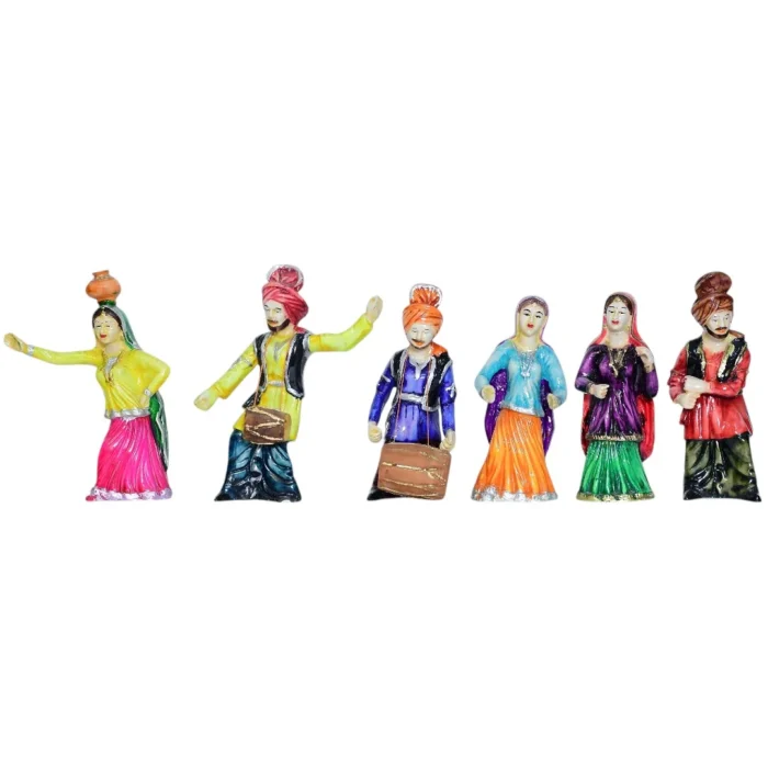 Traditional Panjabi Dancer (Set of 6)
