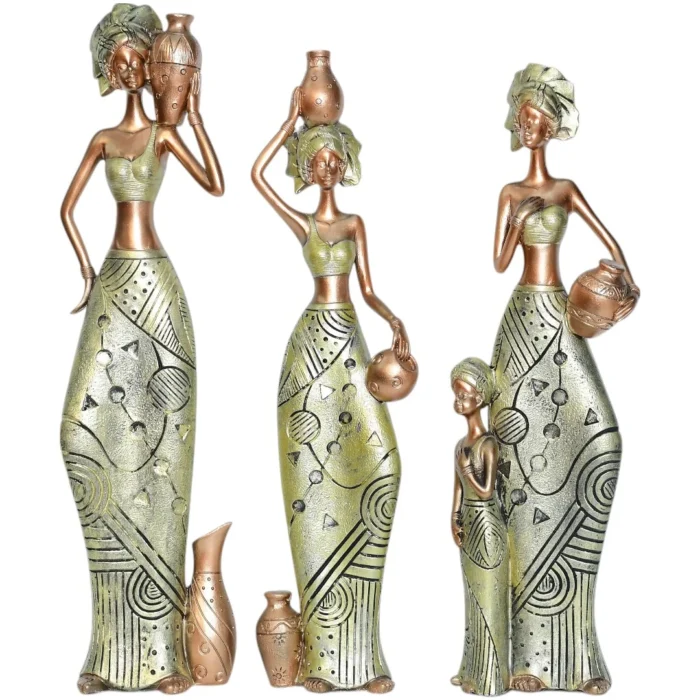 African Tribal Women (Set of 3)