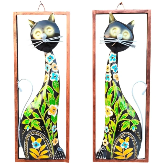 Iron Cat Wall Frame (Set of 2)1234
